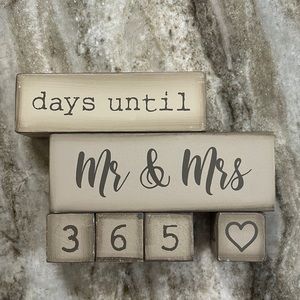 Wedding Countdown Blocks